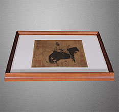 仁寿书画装裱配框服务案例